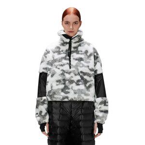 NWT Rains W Kofu Fleece Pullover // Camo